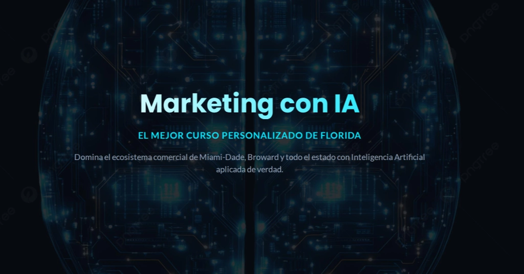 Por Qué Somos el Mejor Curso de Marketing Digital con Inteligencia Artificial Personalizado en Usa Florida Broward y Miami Dade